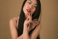 Quennie glamour portrait by Renata Clarke luxury makeover portrait