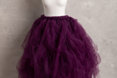 Plum Tulle Skirt - very stretchy, should fit up to size 20