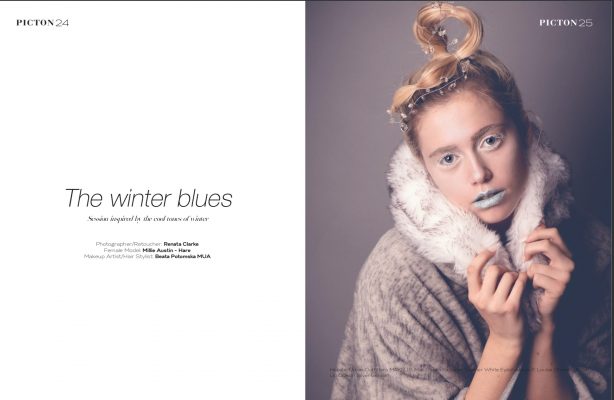 The winter beauty image edit