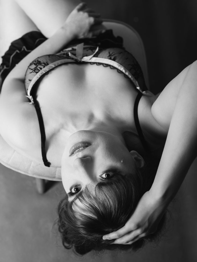 Empowering boudoir photo by Renata Clarke, number 1 Ayrshire-based photographer specialising in soulful self-expression