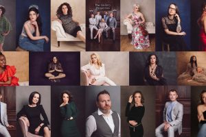 Mosaic collage showcasing women’s and men’s portrait, branding, and business photography sessions by Renata Clarke Portraits. Featuring clients from Ayrshire, Glasgow, Renfrewshire, South Lanarkshire, West Dumbartonshire, Inverclyde, and Dumfries & Galloway.