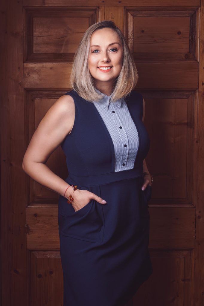 Personal branding portrait of a female entrepreneur by Renata Clarke, Ayrshire branding and business photographer. Modern business portrait photography for women in Ayrshire, focused on empowering female leaders and professionals with impactful, authentic images.