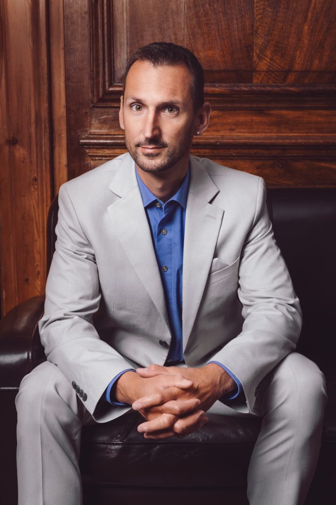 Premium business portrait of a male professional by Renata Clarke, Ayrshire-based branding and business photographer. High-end business and branding photography for men in Ayrshire, designed to elevate visibility, authority, and personal brand online.
