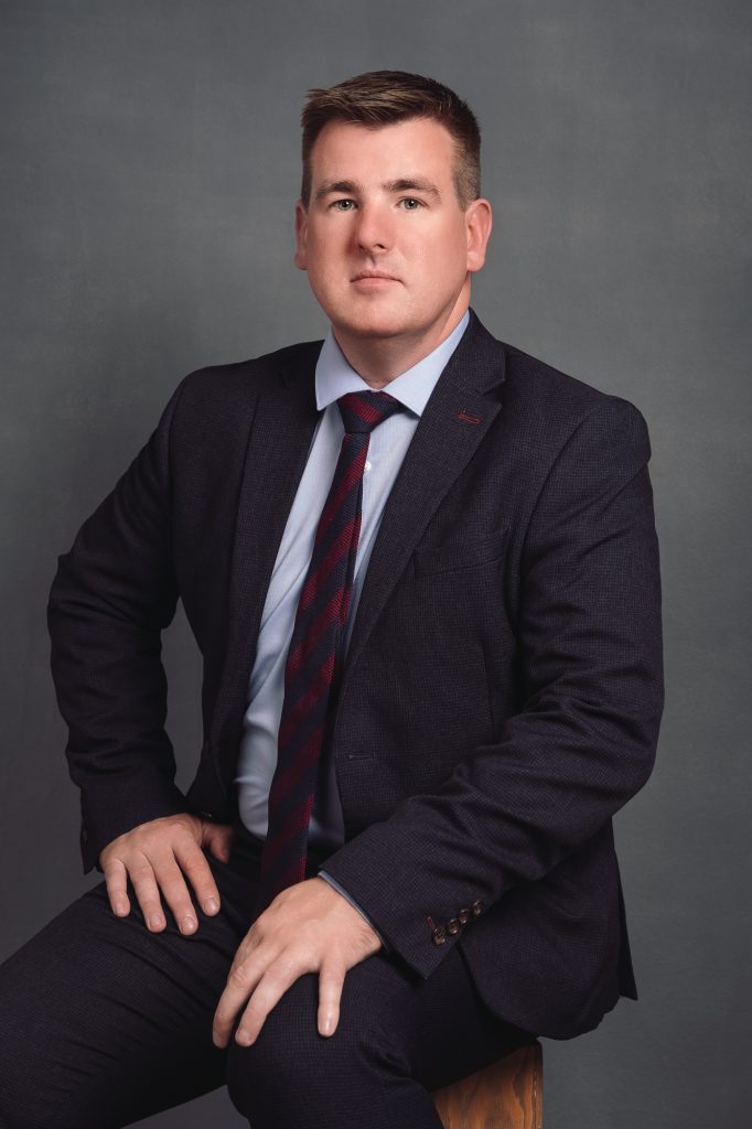 Premium executive headshot for LinkedIn profile, Ayrshire business photographer